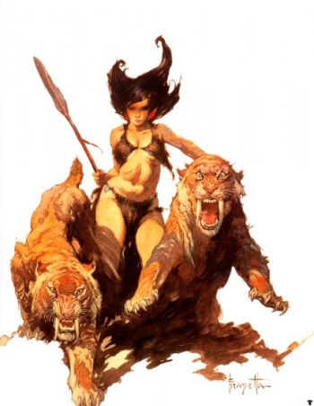 SAVAGE PELLUCIDAR, 1964 (He did other versions, apparently.)